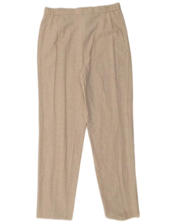 Marks & Spencer Chinobukser til kvinder UK 14 Medium W30 L30 Beige Flecked