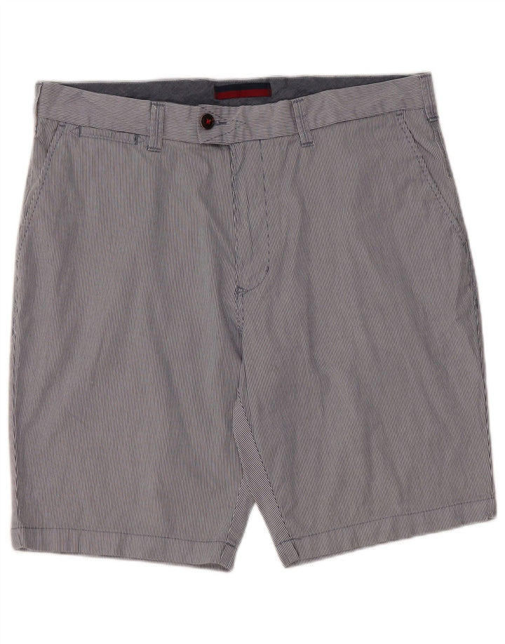 Marks & Spencer Herre Blue Harbor Chino Shorts W36 Large Navy Blue