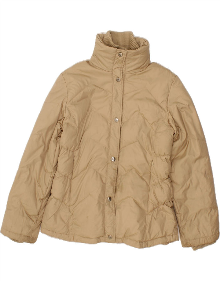 RIFLE Womens Padded Jacket UK 16 Large Beige Polyester Vintage Rifle and Second-Hand Rifle from Messina Hembry 