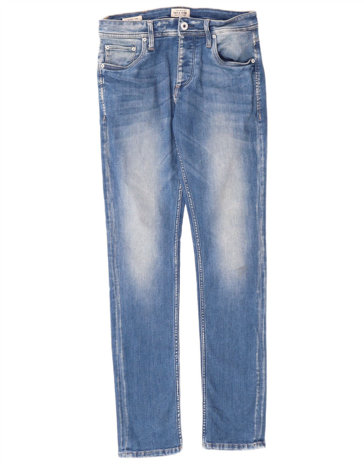 Jack & Jones Herre Tim Slim Jeans W30 L32 Blå Bomuld