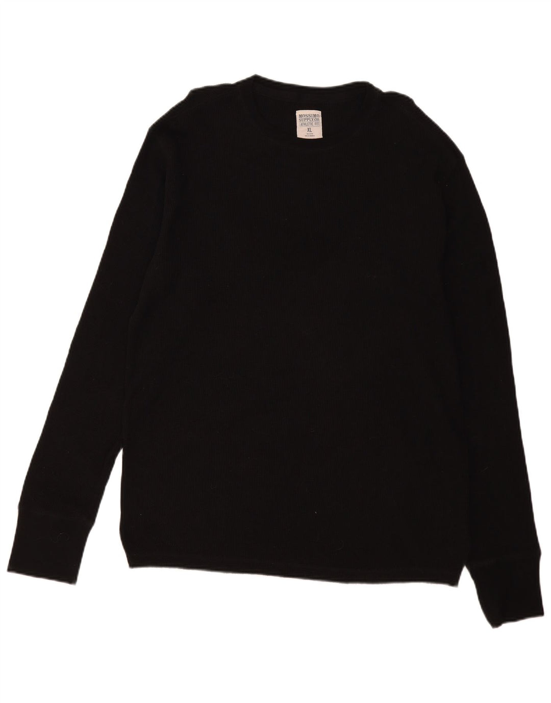 Mossimo Herre Crew Neck Jumper Sweater XL Sort Bomuld