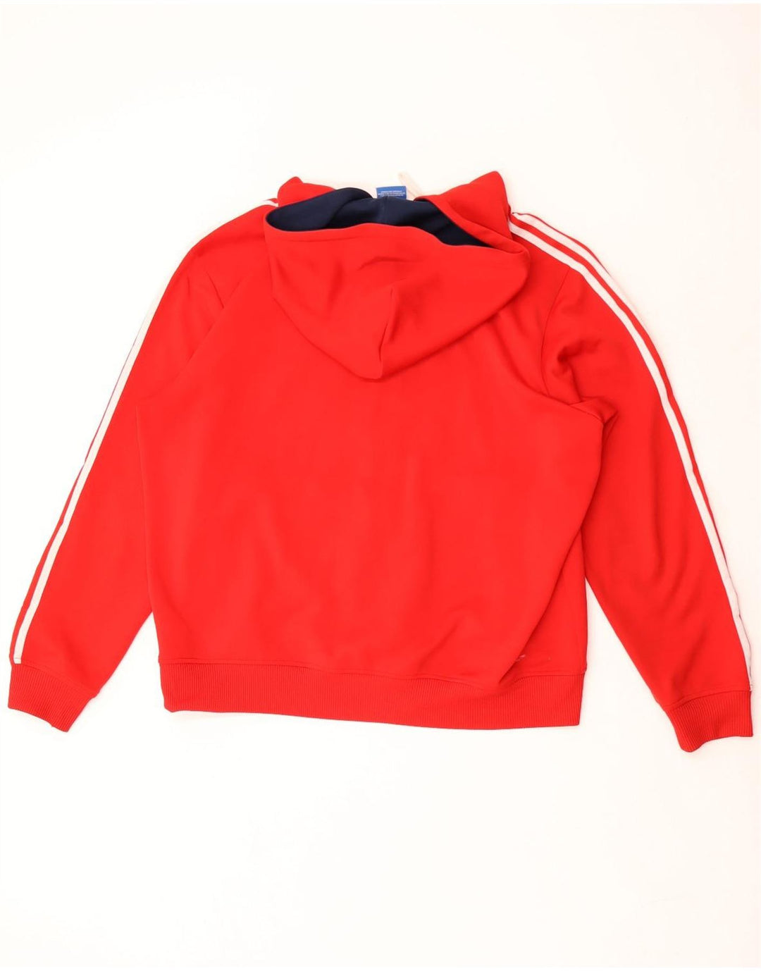 Adidas Hættetrøje med lynlås til mænd XL Rød Polyester