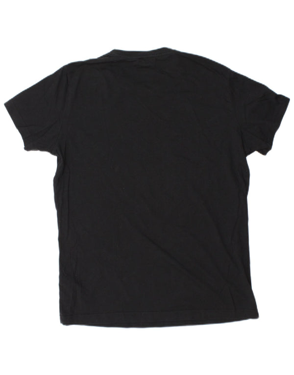 Diesel drenge grafisk t-shirt top 15-16 år stor sort bomuld