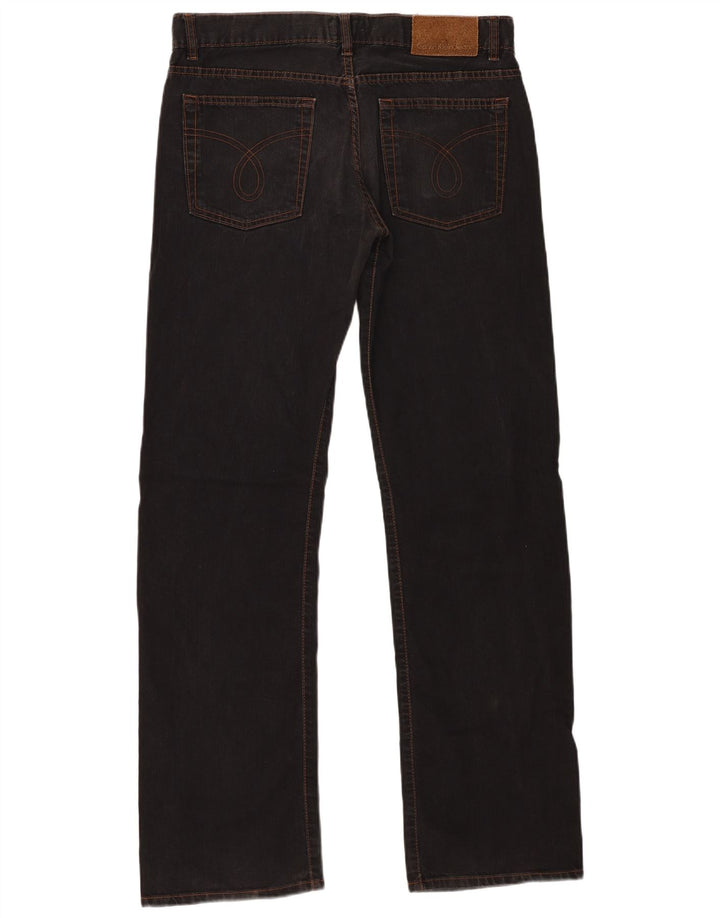 Calvin Klein Straight Jeans til mænd W32 L33 Sort bomuld