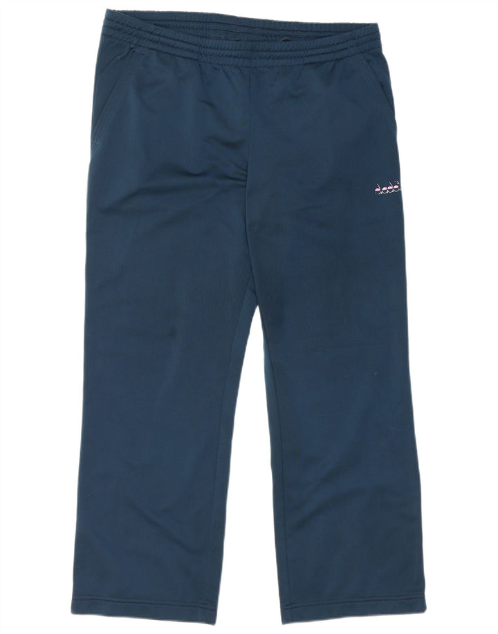 Diadora Womens træningsdragt Bukser UK 16 Large Navy Blue Polyester
