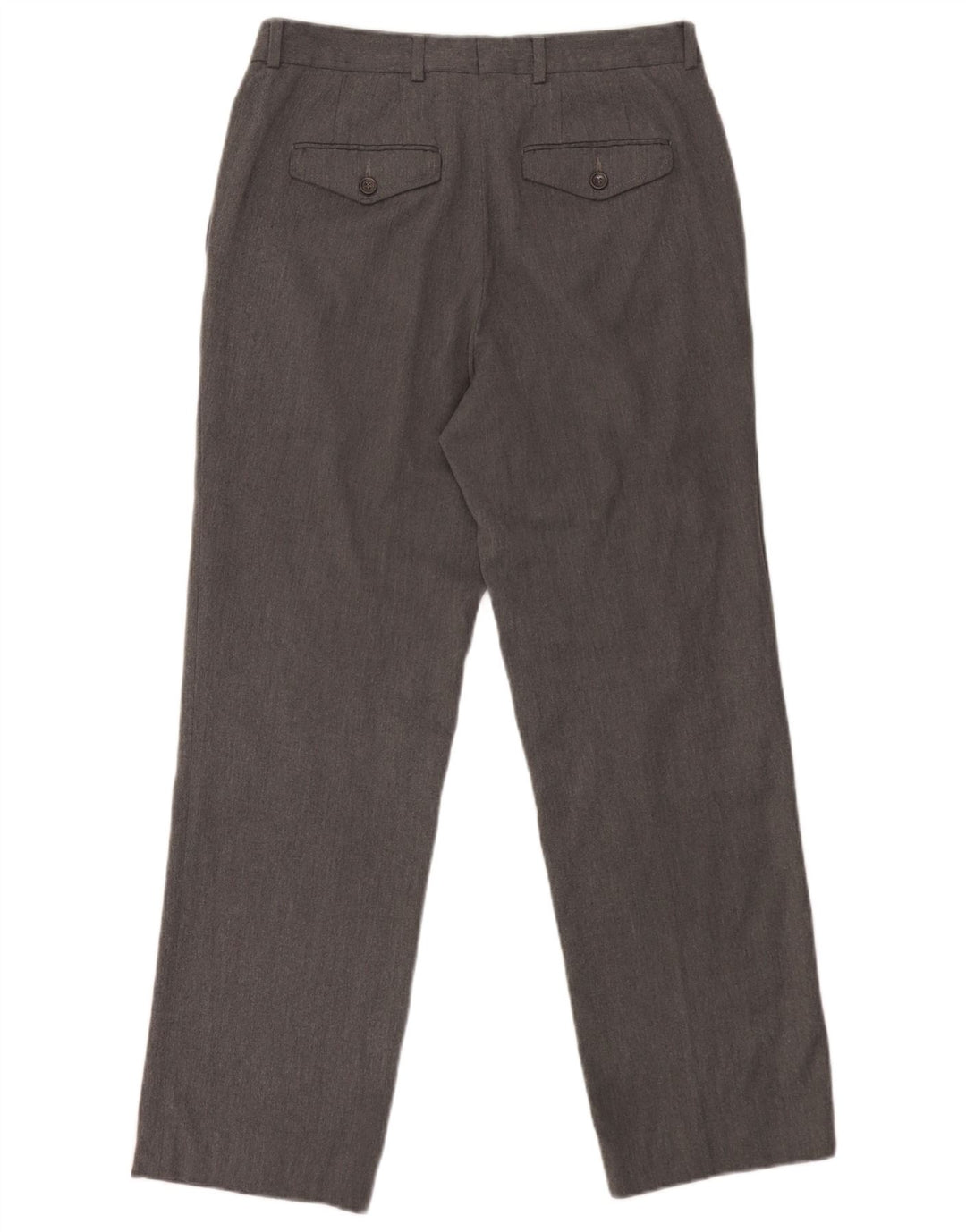 Zara Herre Lige Chinobukser EU 40 Medium W31 L29 Grå Polyester