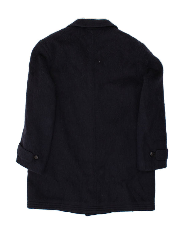 DOLOMITEN Overfrakke til mænd UK 38 Medium Navy Blue Mohair