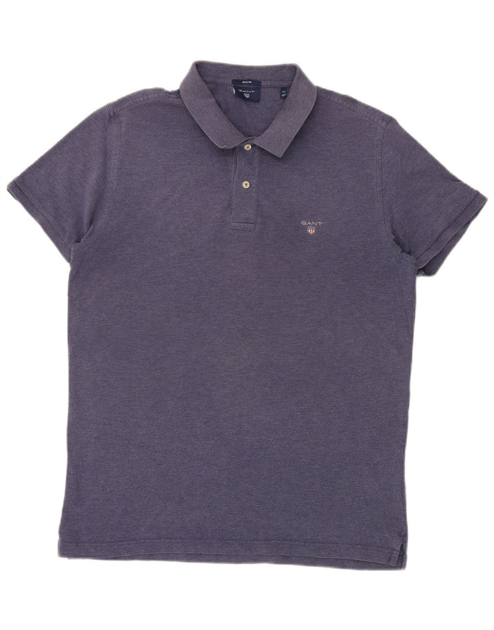 Gant Regular Polo Shirt XL Blå Bomuld