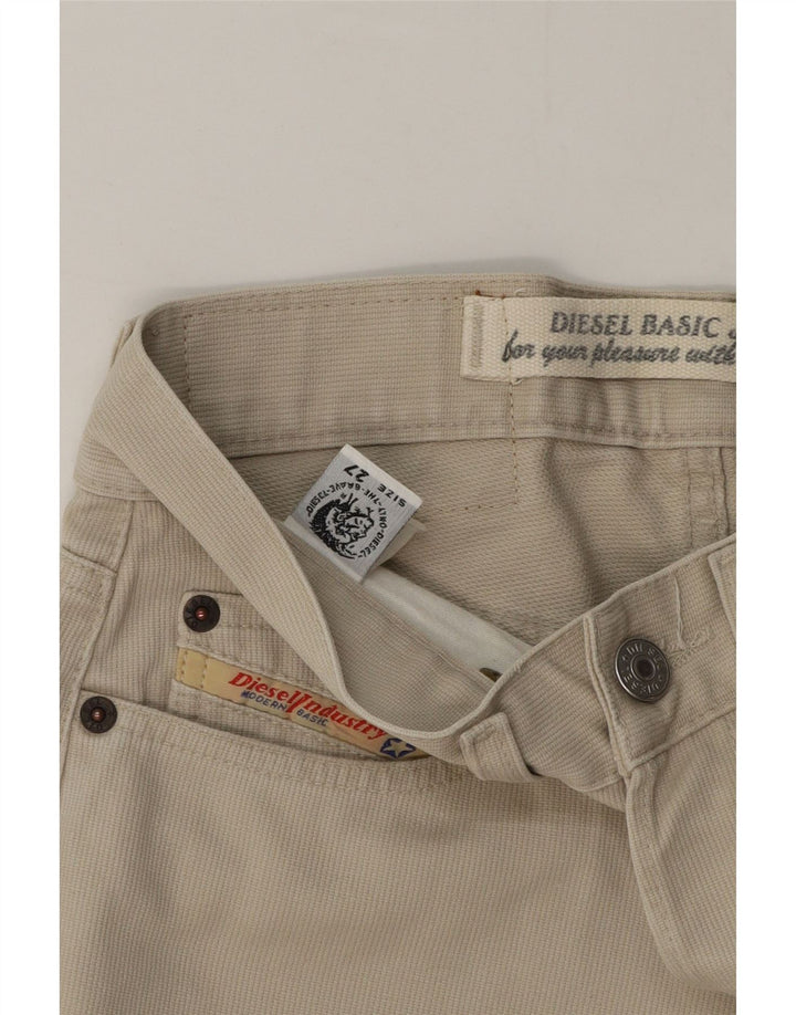 Diesel Herre Lige Casual Bukser W27 L29 Beige