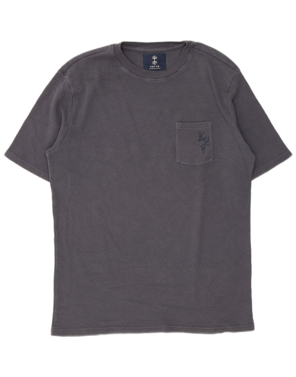 Nerve Herre Grafisk T-Shirt Top 2XL Grå Bomuld