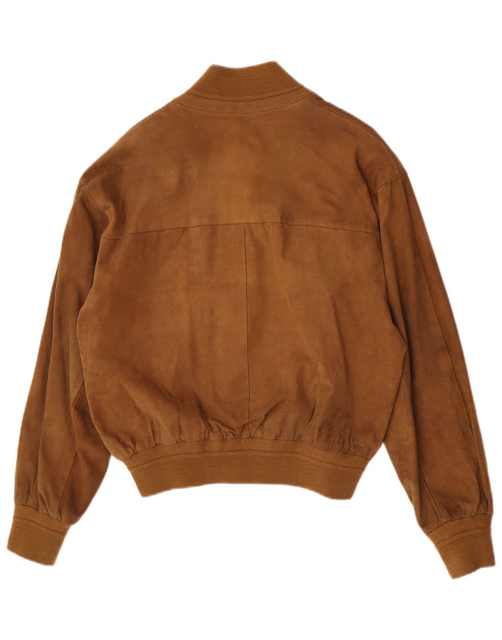 Vintage Dame Oversized Ruskind Bomber Jacket IT 44 Medium Beige