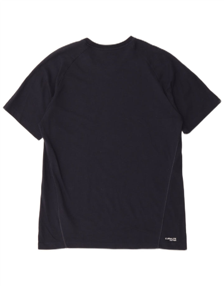 Adidas Herre Clima 365 T-shirt top mellem marineblå bomuld