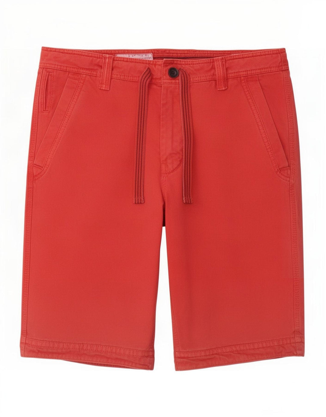 Fat Face Herre Chino Shorts Store W34 Rød Bomuld