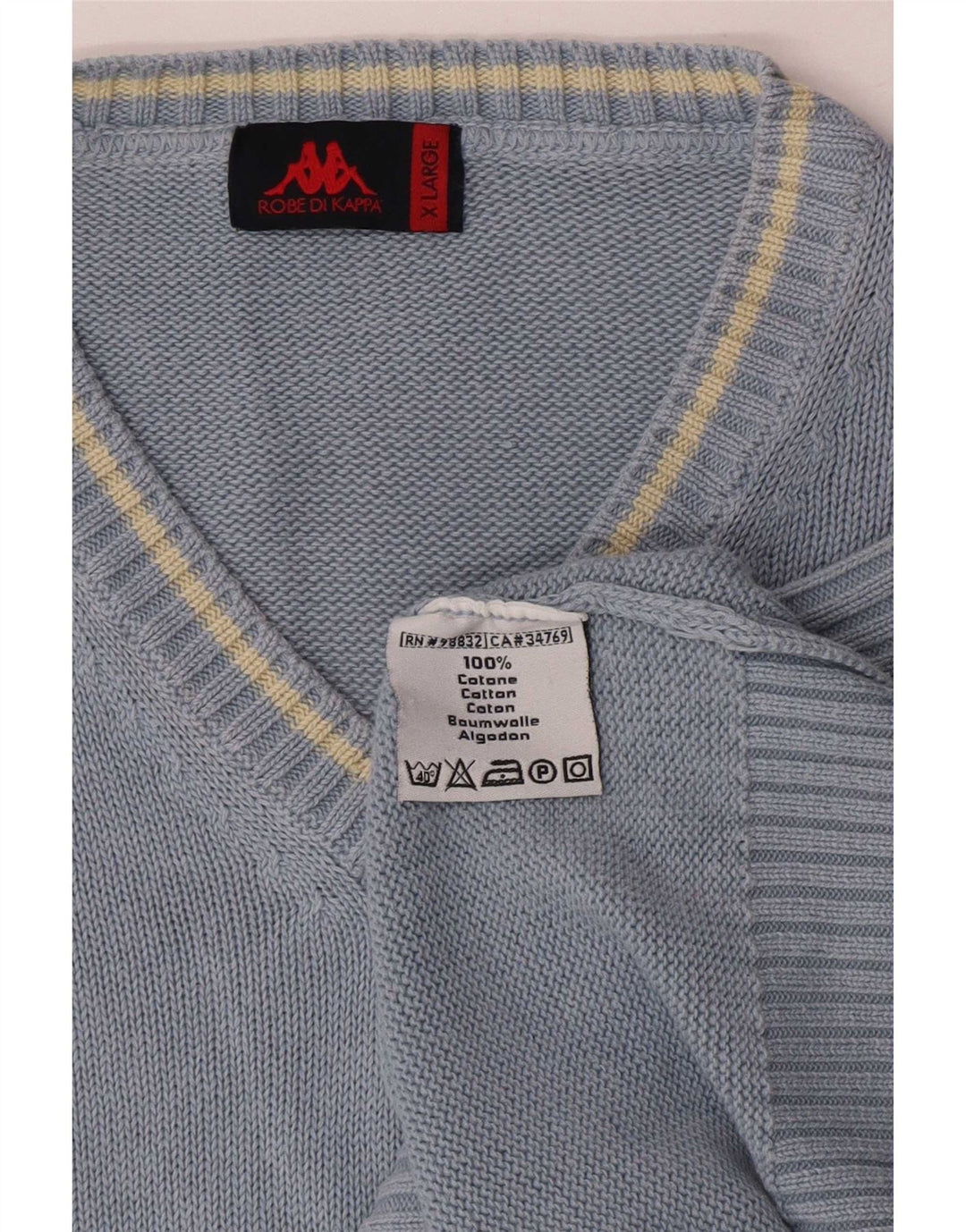 Kappa Herrevest Tank Top XL Blå Bomuld