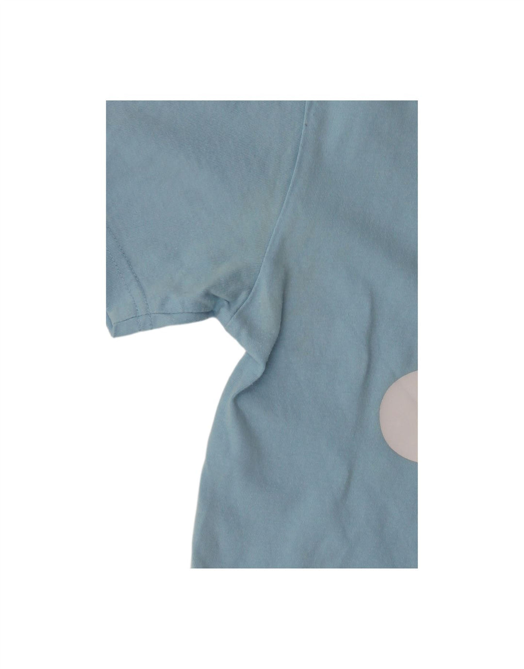 ELLESSE Womens Crop Graphic T-Shirt Top UK 10 Small Blue Vintage Ellesse and Second-Hand Ellesse from Messina Hembry 