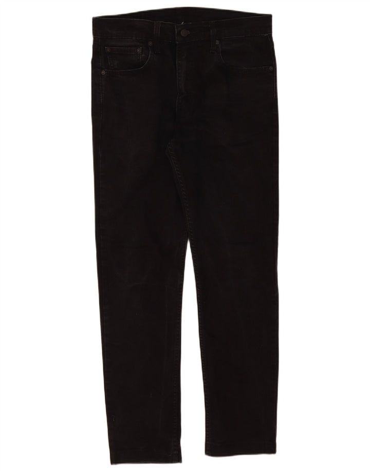 Levi's Herre 512 Slim Tapered Jeans W33 L30 Sort Bomuld