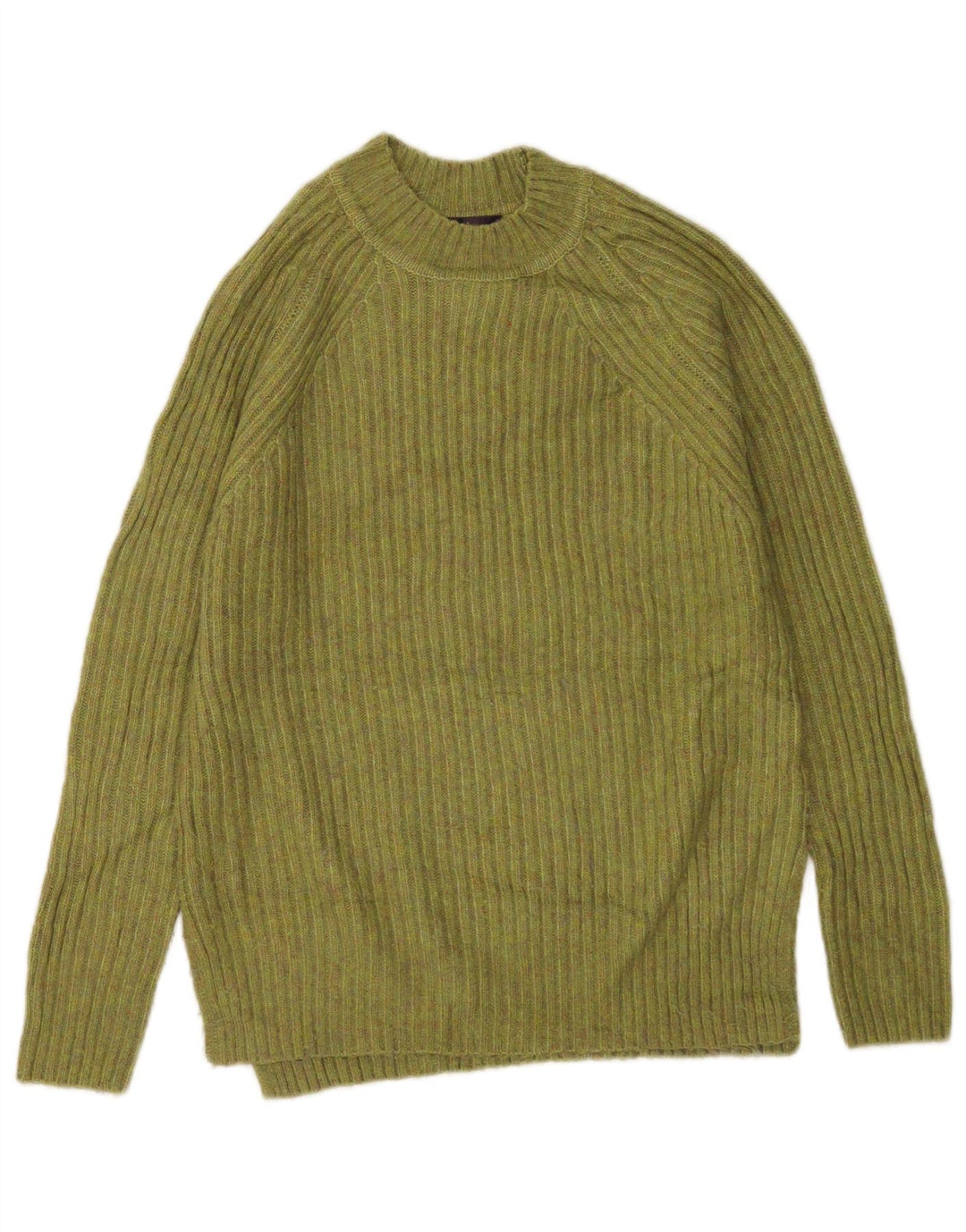 Marks & Spencer Dame Turtle Neck Jumper Sweater UK 10 Small Green
