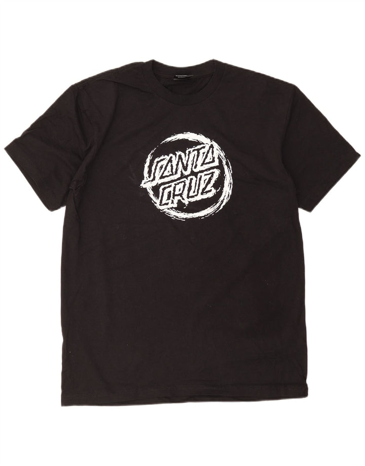 Santa Cruz Herre grafisk T-shirt Top Medium Sort