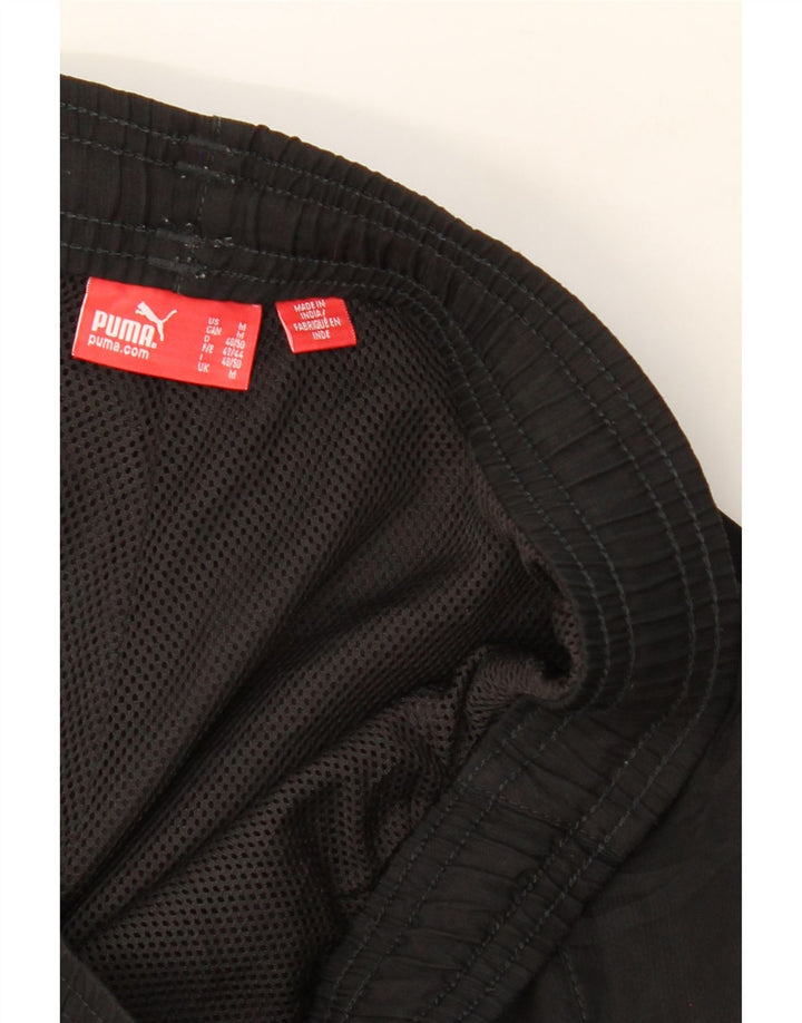 PUMA Mens Graphic Sport Shorts Medium Black Vintage Puma and Second-Hand Puma from Messina Hembry 