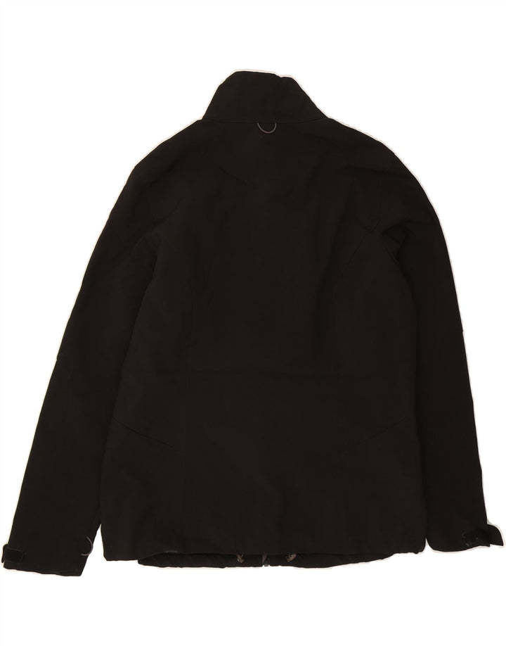 EDDIE BAUER Womens Tracksuit Top Jacket UK 18 XL Black Polyester Vintage Eddie Bauer and Second-Hand Eddie Bauer from Messina Hembry 