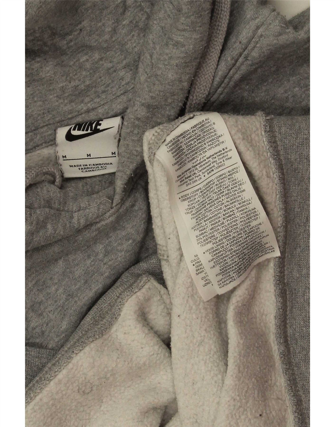 Nike Herre hættetrøje Jumper Medium Grey Flecked Bomuld