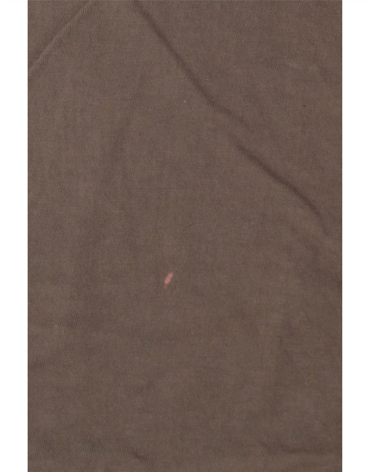 Levi's Dame Grafisk T-Shirt Top UK 14 Medium Grå Bomuld