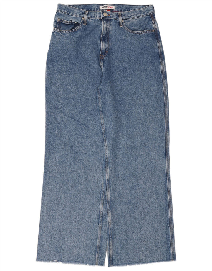 Tommy Hilfiger Dame Jeans med brede ben W32 L32 Blå