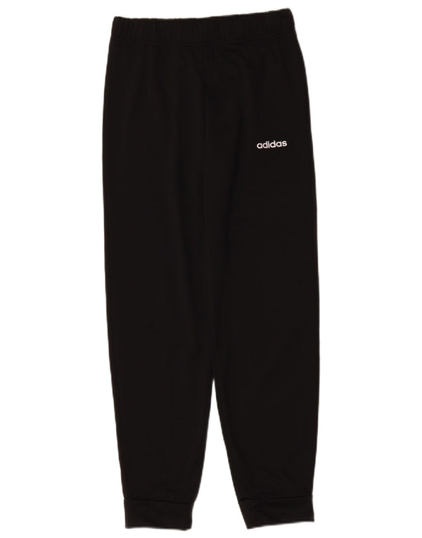 Adidas Drenge Træningsdragt Bukser Joggers 11-12 År Sort Polyester