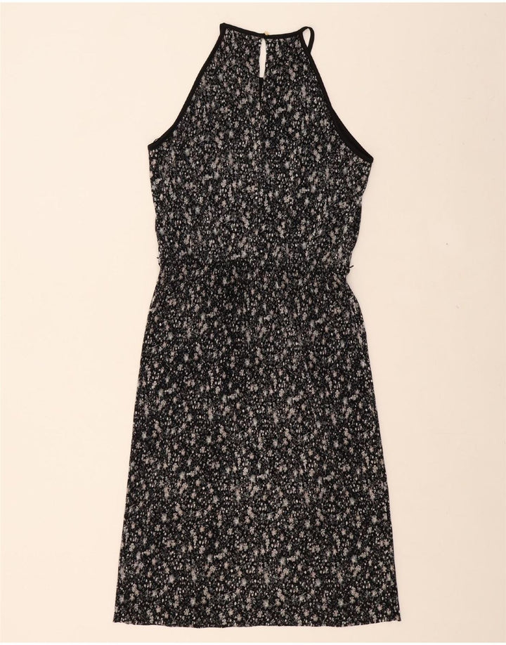 OASIS Womens Sleeveless Maxi Dress UK 10 Small Black Floral Polyester Vintage Oasis and Second-Hand Oasis from Messina Hembry 