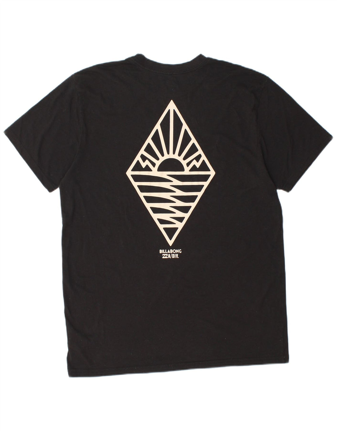 BILLABONG Herre Recycler Grafisk T-Shirt Top Stor Sort Polyester