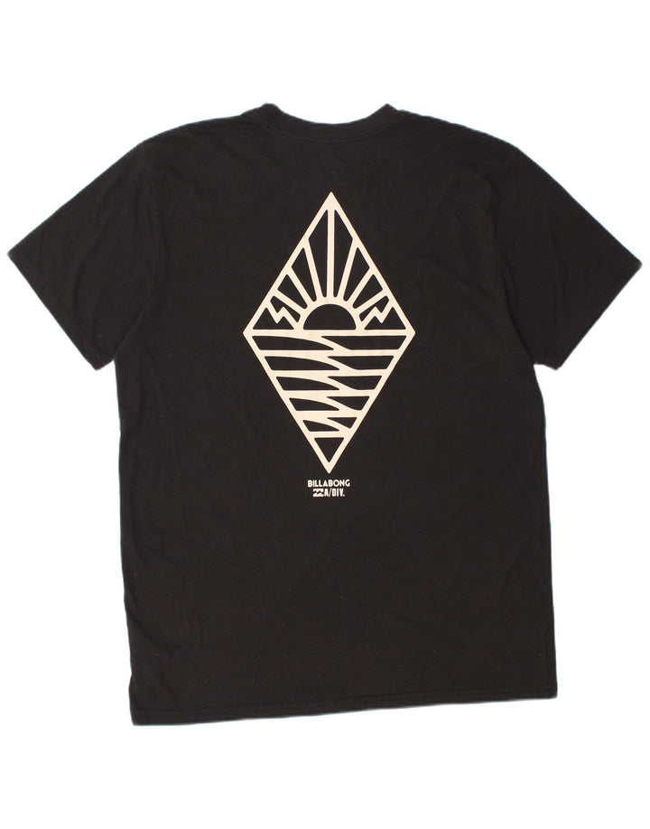 BILLABONG Herre Recycler Grafisk T-Shirt Top Stor Sort Polyester