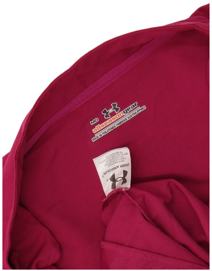 UNDER ARMOUR Dame træningsdragt topjakke UK 14 Medium Pink Colourblock