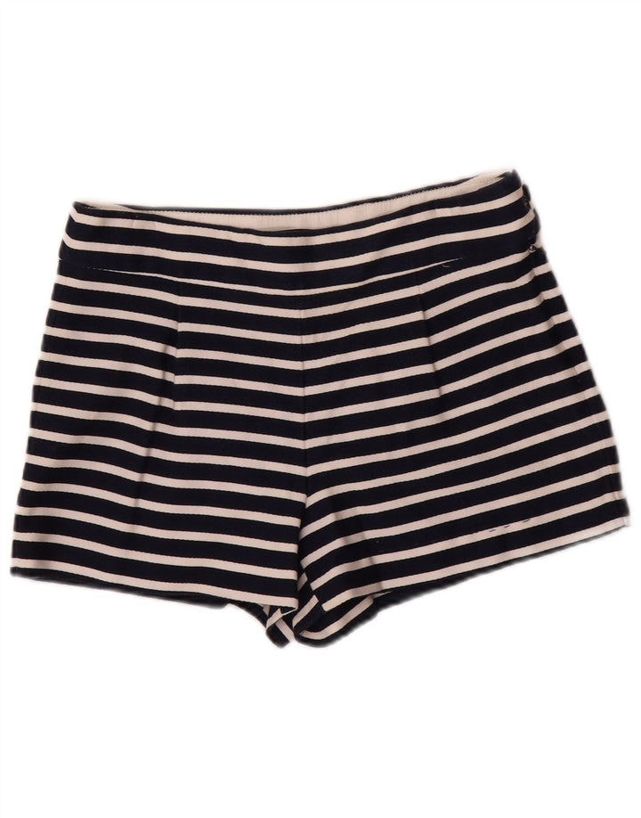 J. Crew Womens Hot Pants US 4 Small W28 sortstribet bomuld