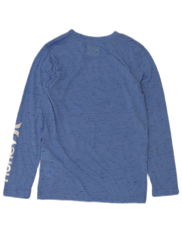 Hurley Boys Grafisk Top Langærmet 10-11 år Medium Blue Flecked