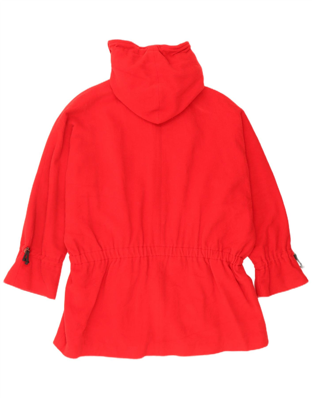 Vintage oversize overfrakke til kvinder UK 14 Medium rød uld