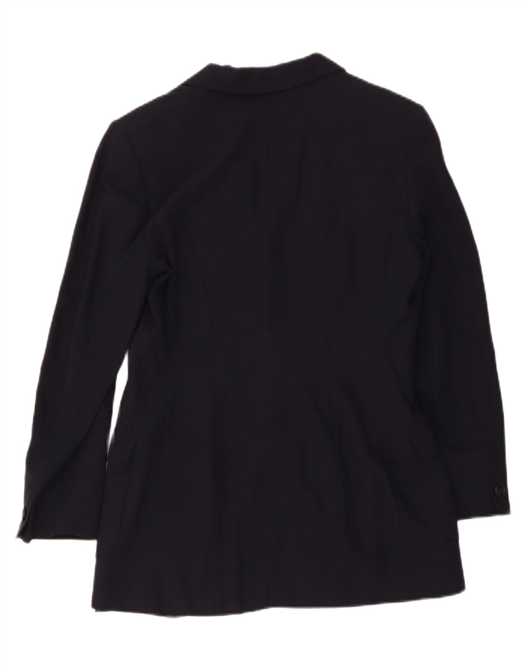 Sportmax Dame Blazer Jacket UK 12 Medium Navy Blue Uld
