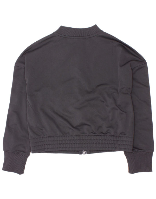 Nike piger grafisk træningsdragt topjakke 6-7 år XS Sort Colourblock