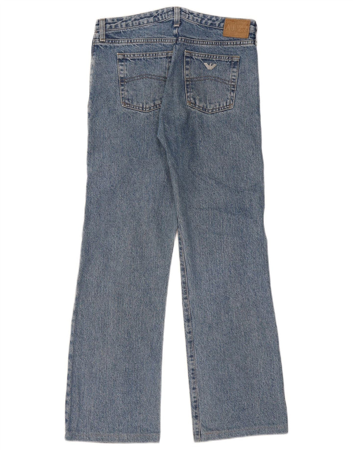 Armani Dame Straight Jeans W28 L28 Blå Bomuld