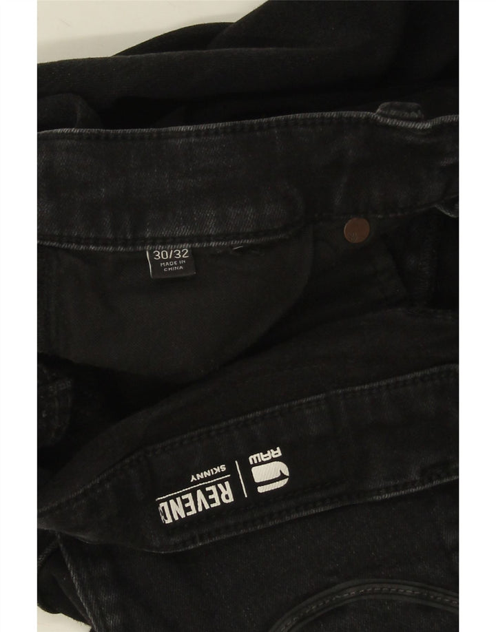 G-Star Herre Revend Skinny Jeans W30 L32 Sort