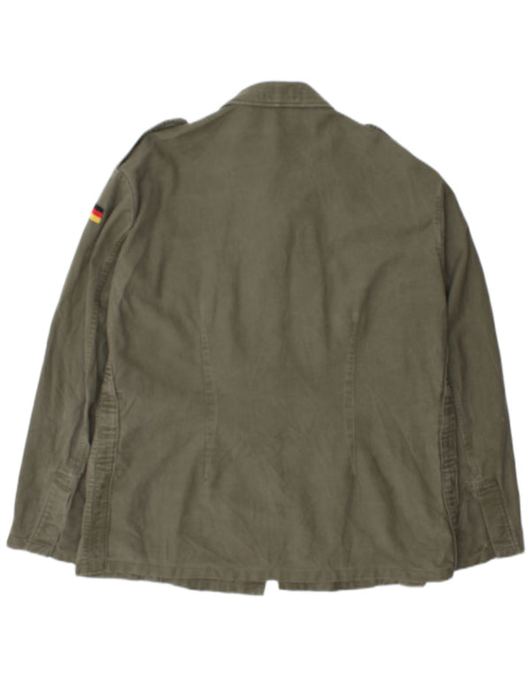 Vintage Herre Military Jacket UK 40 Large Khaki