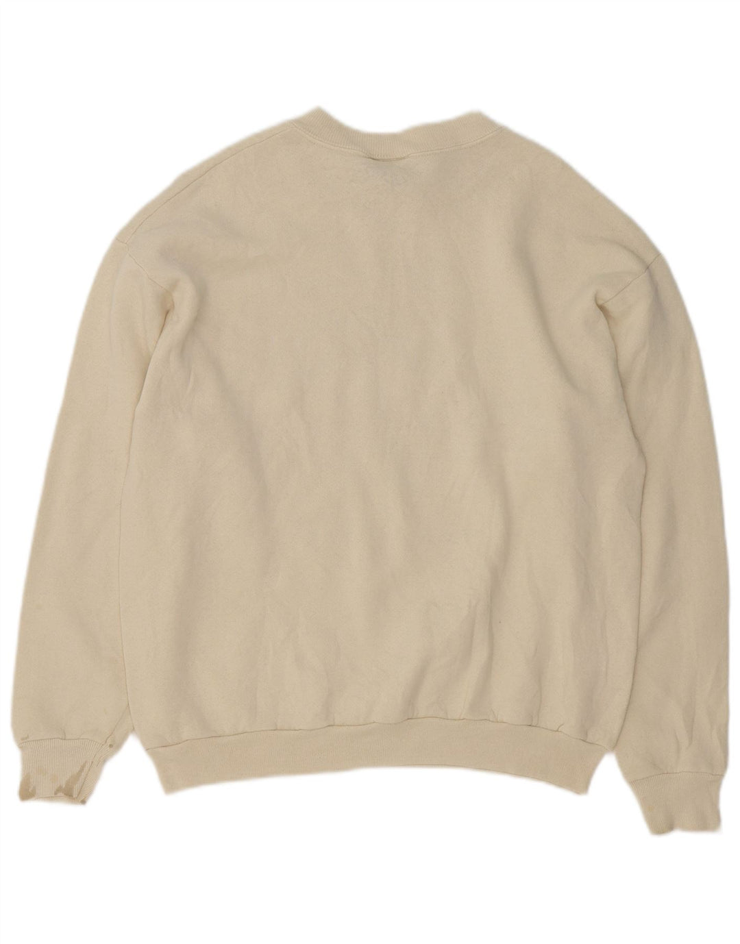 Lee Herre grafisk sweatshirt Jumper Medium Off White Bomuld