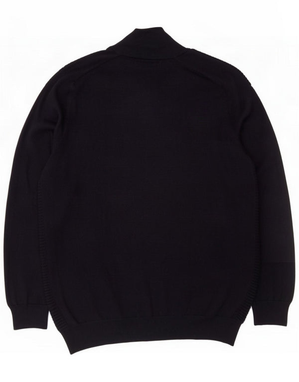Kappa Herre Cardigan Sweater Stor Marineblå Bomuld