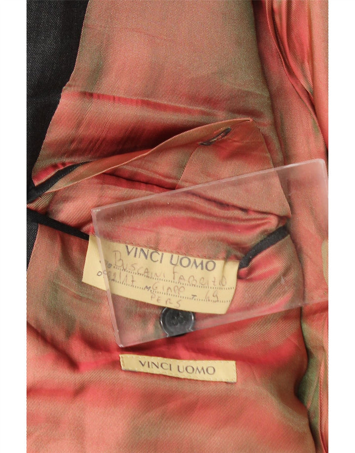 Loro Piana Herre Double Breasted Blazer Jacket UK 40 Large Grey Wool