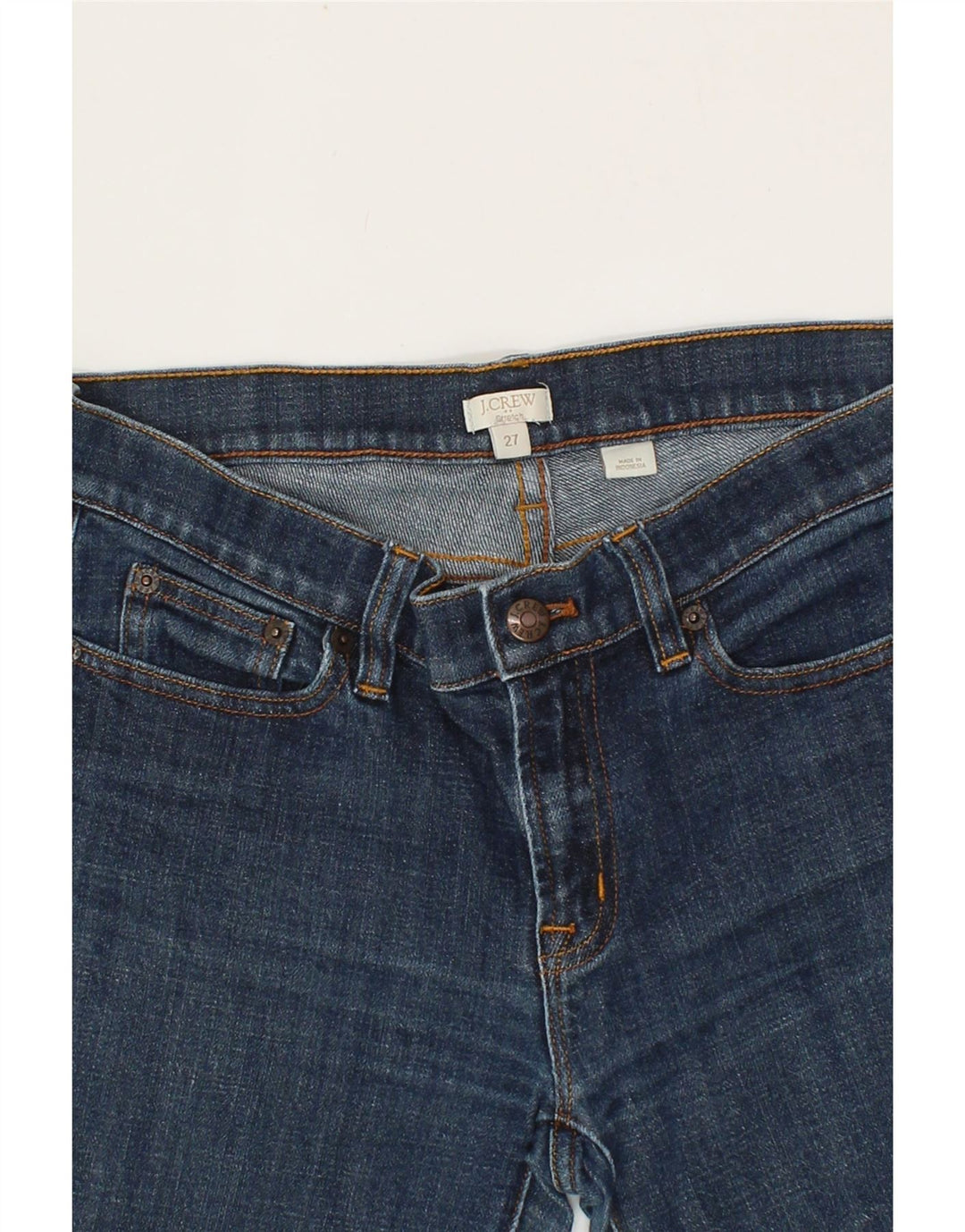 J. CREW Womens Skinny Jeans W27 L27 Blue Cotton Vintage J. Crew and Second-Hand J. Crew from Messina Hembry 