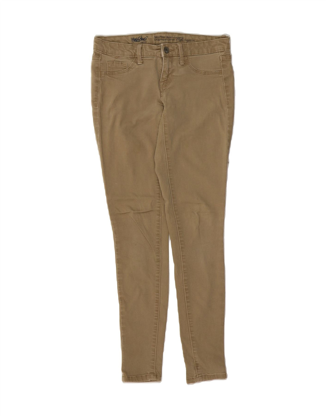MOSSIMO Womens Mid Rise Jegging Casual Trousers W26 L28 Beige Vintage Mossimo and Second-Hand Mossimo from Messina Hembry 