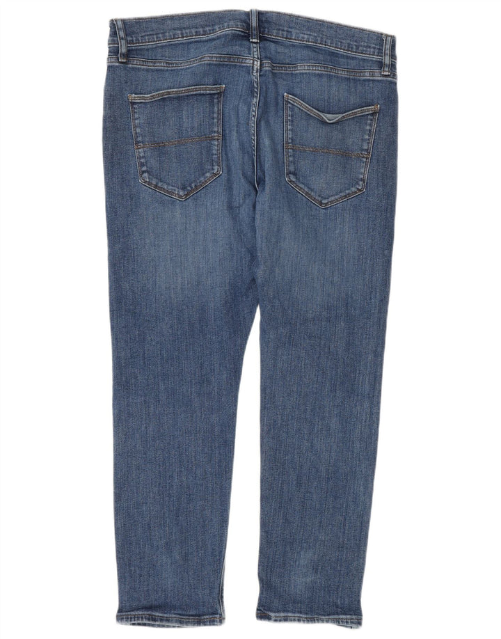 Marks & Spencer Herre Slim Jeans W34 L27 Blå Bomuld