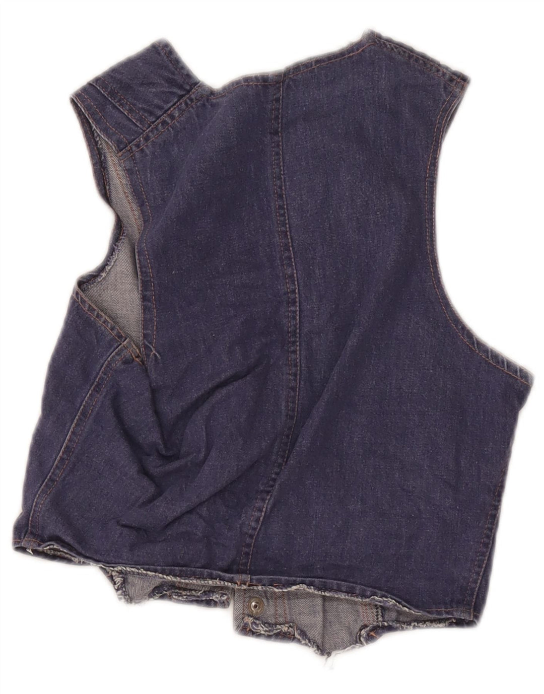 Vintage pige denim vest 8-9 år blå