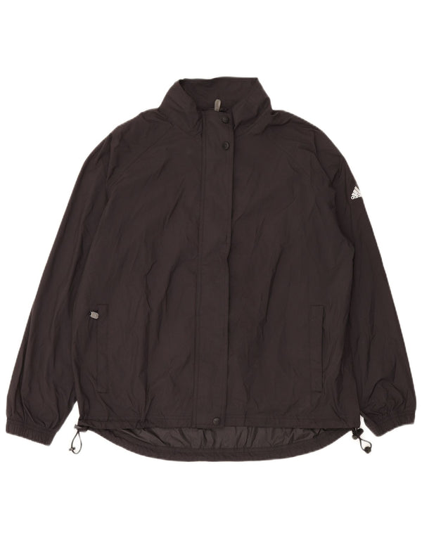 Adidas Dame Climashell Regnjakke UK 18 XL Sort Polyester