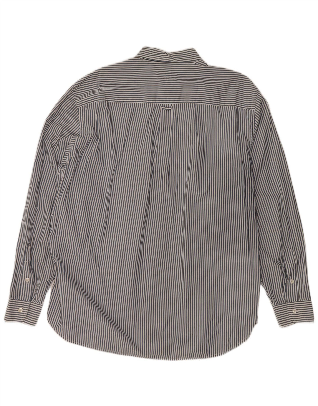 HENRY COTTONS Herreskjorte str. 43 XL Marineblå nålestribet bomuld