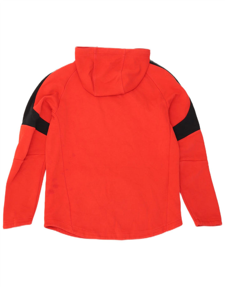 PUMA hættetrøje til mænd Large Red Colourblock Bomuld